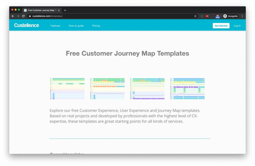7 Customer Journey Map templates in Custellence