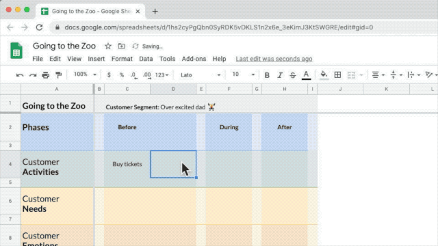 google docs client spreadsheet